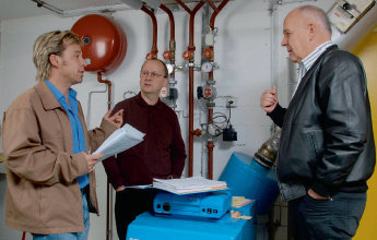 Kunde mit Energieberatern